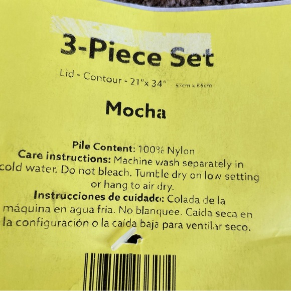 Garland Rug 3 Piece Traditional Bath Rug Set Brown New - Picture 7 of 7